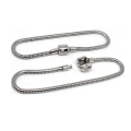 Hot sale fashion jewelry stainless steel pan snake chain bracelet